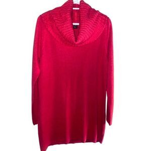 Sweater – Size Large H&M Pink Knitted Cowl Neck